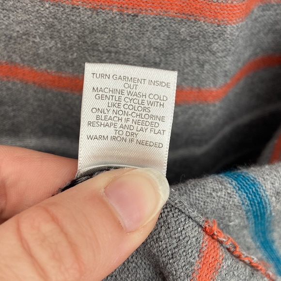 CJ Banks Striped Cardigan Sweater Tank Set - Picture 8 of 8